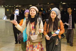 Bnei Menashe ankommer til Israel. (Foto: Laura Ben David)